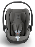 Коляска 3 в 1 Cybex Priam IV Rosegold complete и автокресло Cloud T i-Size Mirage Grey Leaf Green