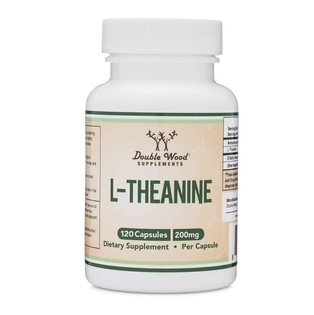 Double Wood Supplements - L-Theanine - 120 x 200 mg capsules