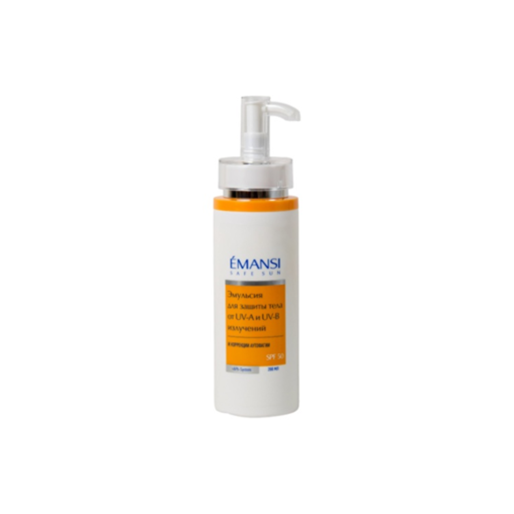 Эмульсия для тела SPF 50, SPF 30, защита от UV-A и UV-B + аутофагия Emansi +APh-System