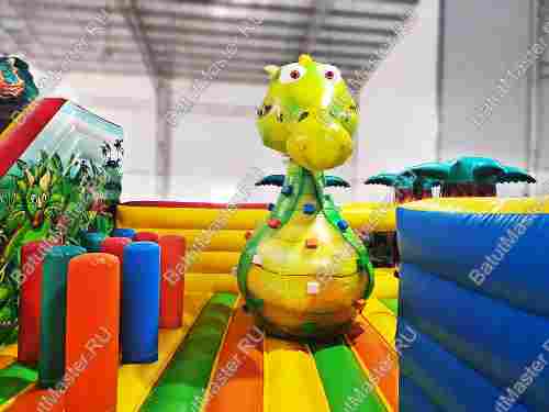 Коммерческий надувной батут Приключения динозавров