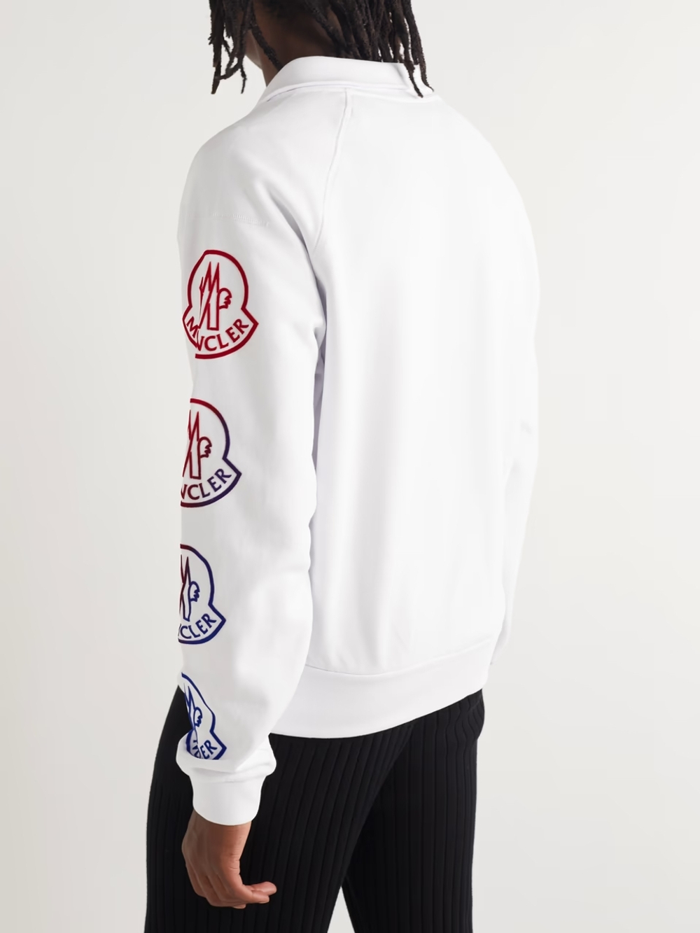 Кофта Moncler Logo-Flocked Zip Up