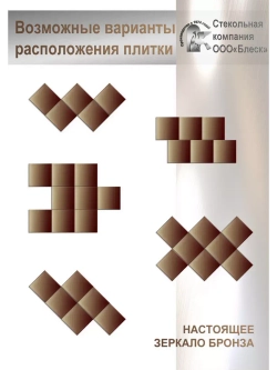 Зеркальная плитка панно