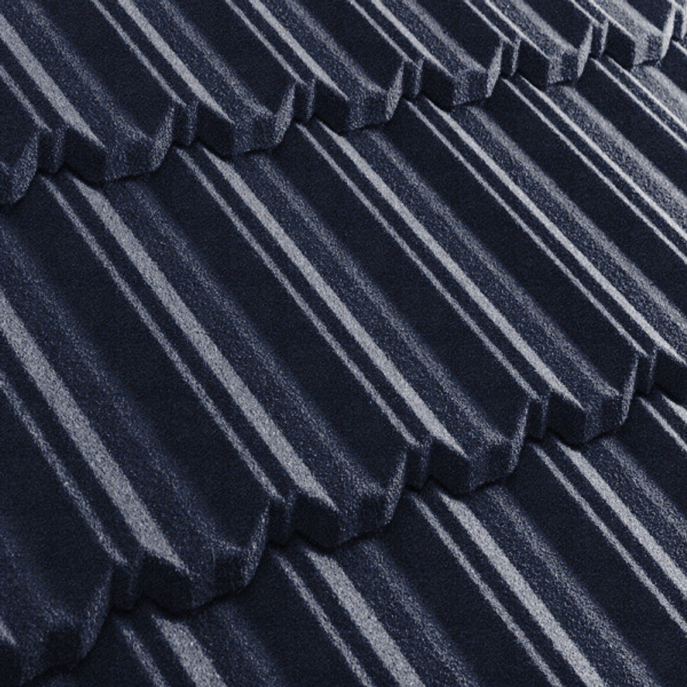 Черепица композитная Metrotile Metroclassic темно-синяя
