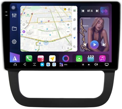 Магнитола для Volkswagen Jetta 5 2005-2010 (климат 2) - FarCar S500-TS20 монитор 10.36" 2K QLED на Android 14, Быстрейшая, CarPlay, 4G SIM-слот