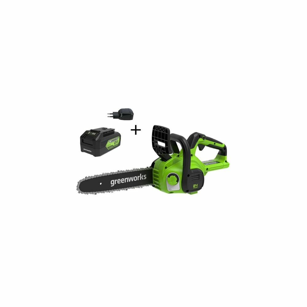Пила цепная аккумуляторная GREENWORKS 24 V с акб и з/у 2007707UB