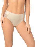 Трусики-макси с соблазнительными кружевными элементами (Размер: XXL) (Цвет: молочный)