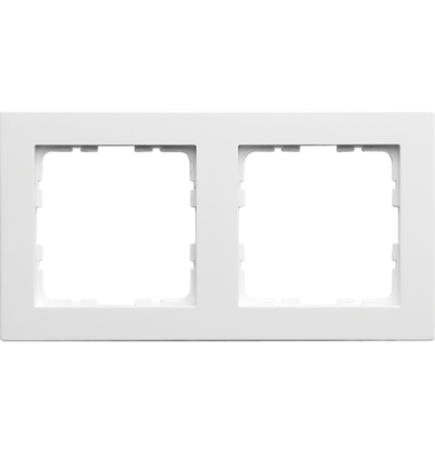 Рамка G-Classic 2-постовая, цвет белый глянцевый
