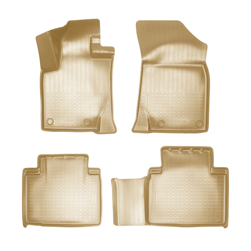 Ковры в салон Norplast/Unidec для Geely Atlas PRO (2021-) Полиуретан, Бежевый, арт.NPA11-C24-030-1-B