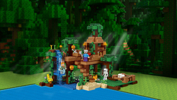LEGO Minecraft: Домик на дереве в джунглях 21125 — The Jungle Tree House — Лего Майнкрафт