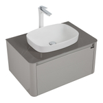Тумба с раковиной Black&White Universe 80 см U915.800 glossy light grey