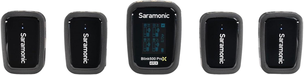 Радиосистема Saramonic Blink500 ProX B8 4TX+RX приемник + 4 передатчика, разъем 3,5 мм