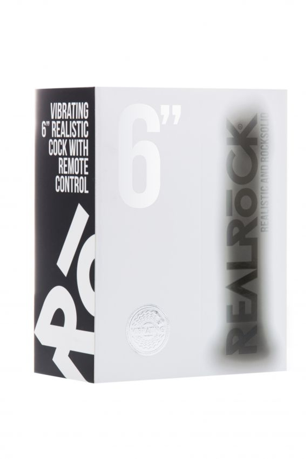 Чёрный вибратор-реалистик Vibrating Realistic Cock 6 - 15 см. (Цвет: черный)