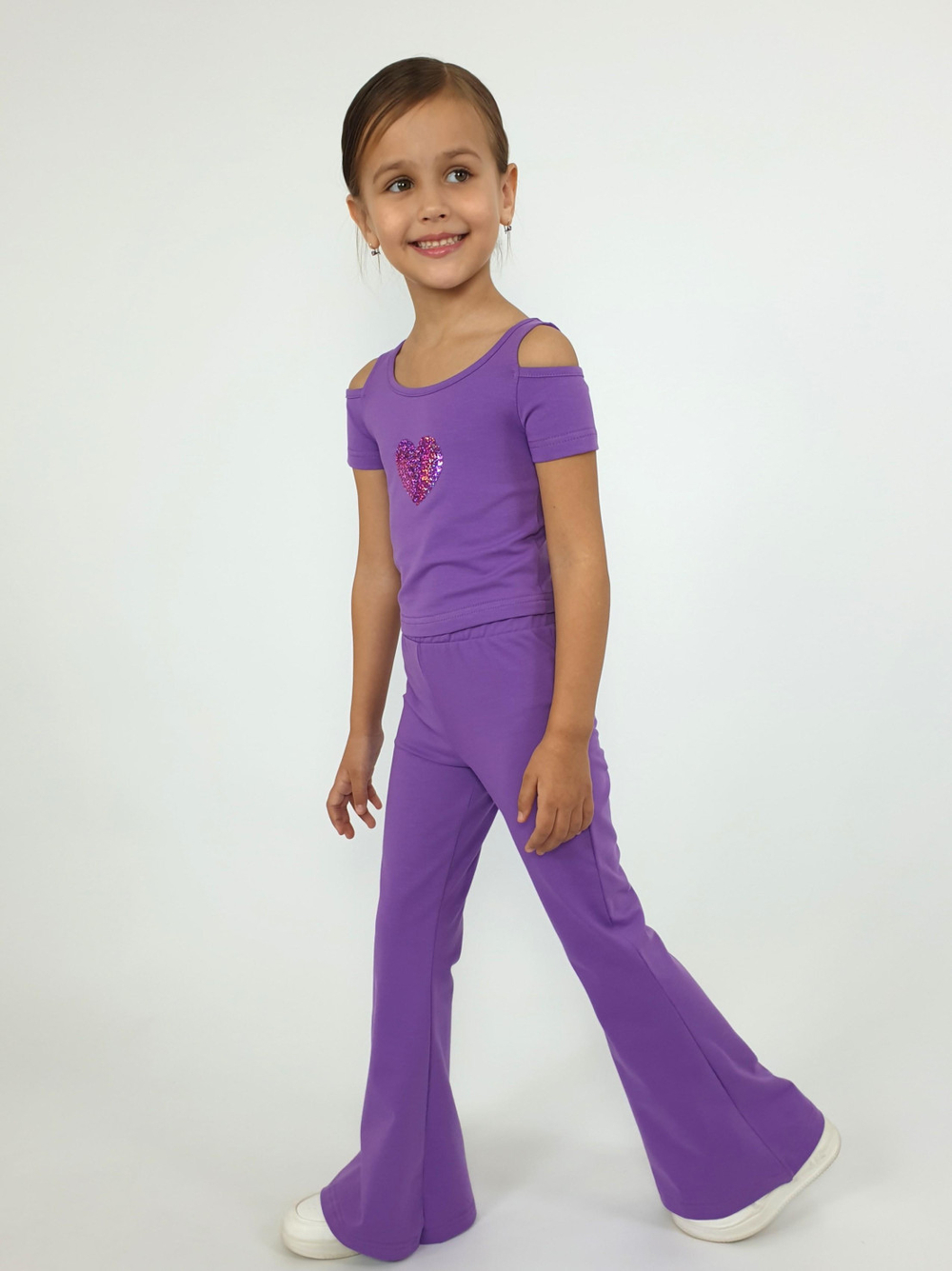 02-165-2 Комплект для девочки (фуфайка+брюки)