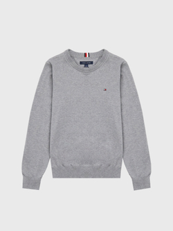Свитер Tommy Hilfiger Solid Logo Grey Heather