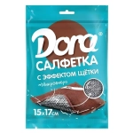 Салфетка из микрофибры с эффектом щетки 15*17см «Dora»