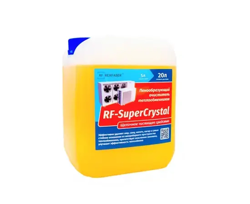 RF-SuperCrystal 5л. (1:3) концентрат пенообразующий для очистки теплообменников (конденсаторов)