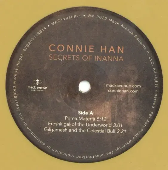 Connie Han – Secrets Of Inanna - Yellow Gold 2LP