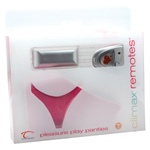 Розовые трусики с виброэлементом на дистанционном пульте (Размер: S-M-L) (Цвет: розовый)