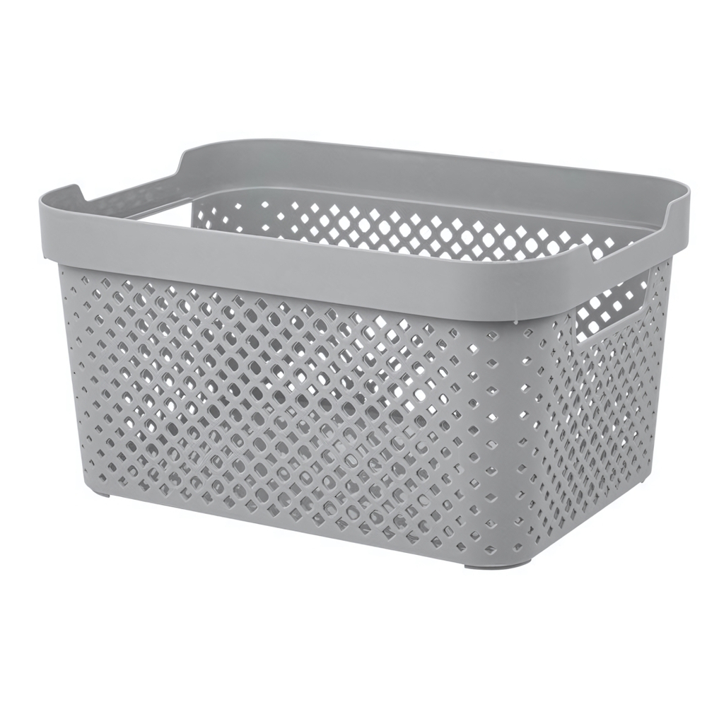 Корзина для хранения Plast Team STOCKHOLM, 5 л серый шторм