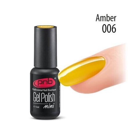 **Гель-лак PNB витражный №006 жёлтый UV/LED Gel Polish Illusion 4мл