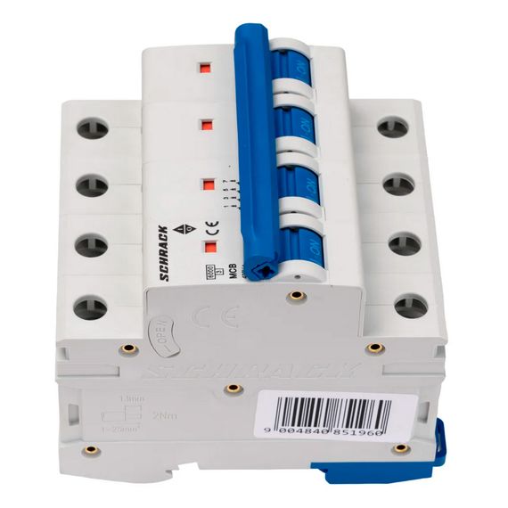 Автоматический выключатель Schrack Technik 4P C 10A 6kA Amparo AM617410--