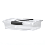 Ящик для хранения Keeplex Vision с защелками и ручкой 5л 37х27,4х9,5см прозрачный кристалл