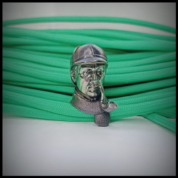 Темлячная бусина "Шерлок" для ножей , мельхиор