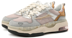 Premiata Drake 089 Серые с розовым