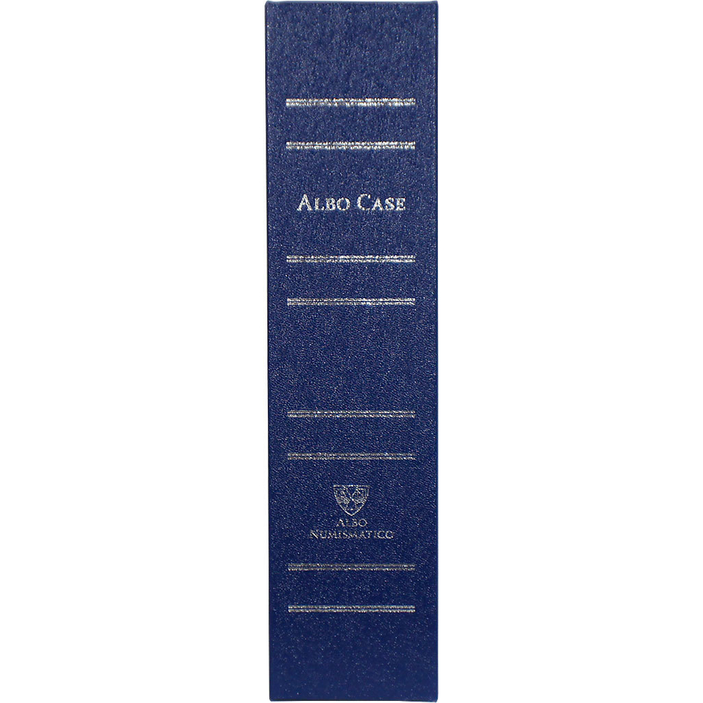 Albo Case (Альбо Кейс) на 4 кассеты (на 48 капсул). Без капсул. Синий Albo Numismatico