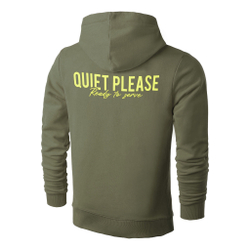 Мужская кофта теннисная Quiet Please Ready To Serve Hoody Men - Khaki, Yellow