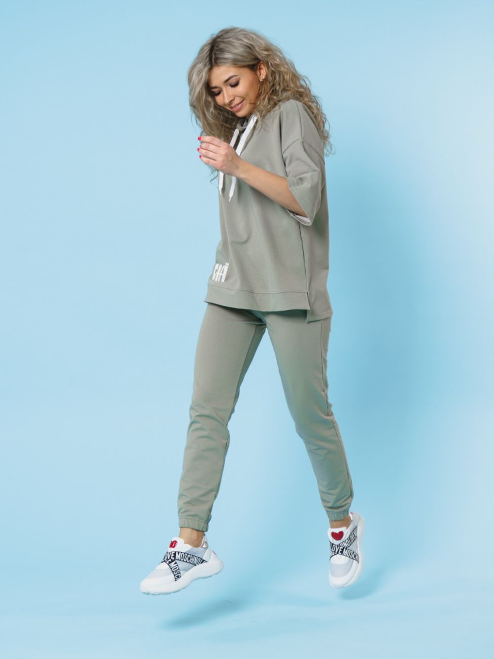 866 Костюм "Св.олива" SveTekst (Акция)