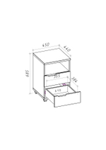 Подкатная тумба AXIS_02