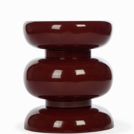 Кофейный столик Prosper Ø35х41 см, бордовый глянец