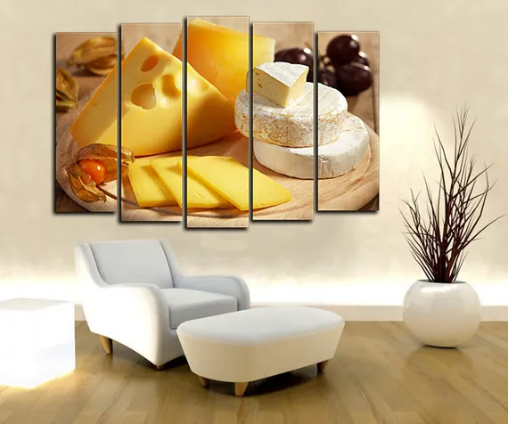 Модульная картина "Сырная тарелка"