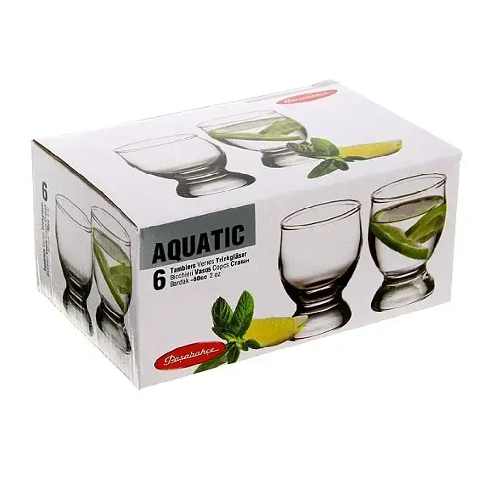 Набор стопок 60мл 6шт «Акватик» 41971В