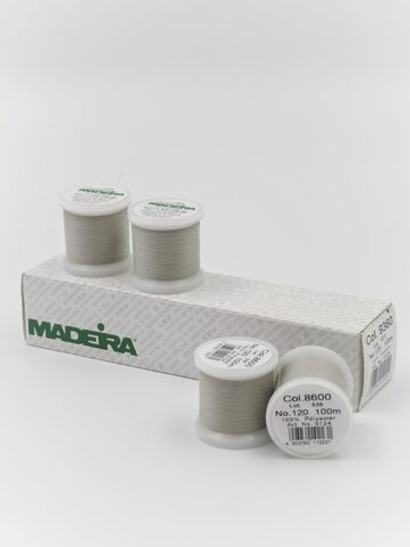 Нитки швейные Madeira aerofil №120 Col. 8600 серый (100 м, 400 м)