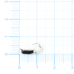 Мормышка Владимирская 612 "Гвоздик Тандем Зефир", 2.5мм, 0.7гр (10шт/уп)