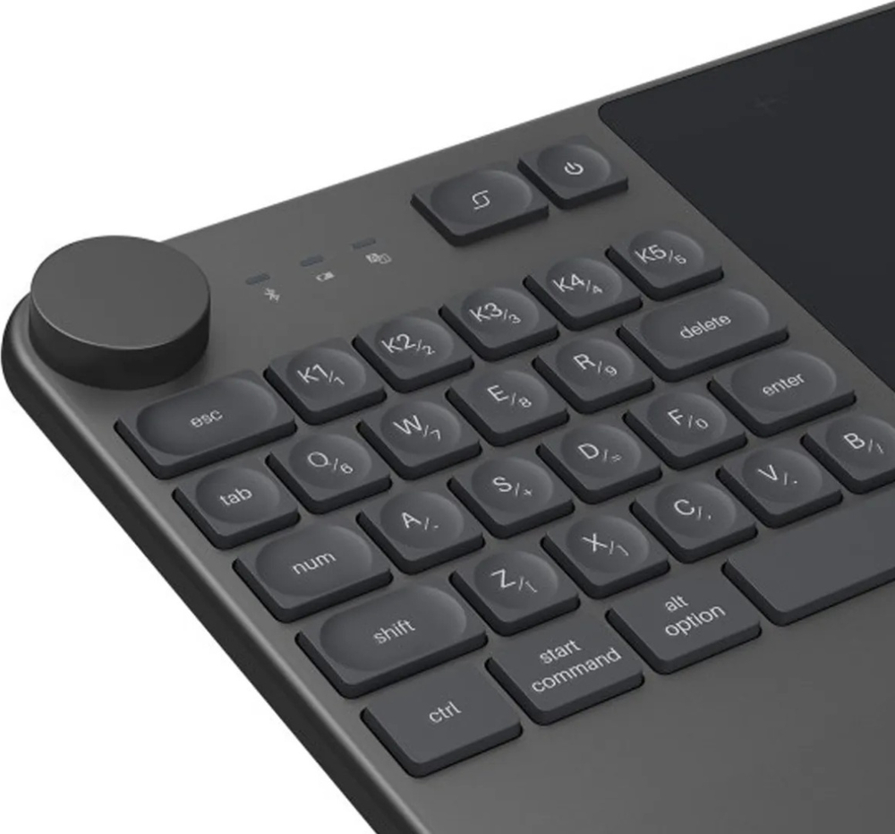 Графический планшет HUION Inspiroy Keydial KD200