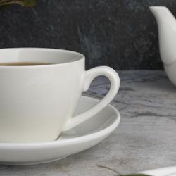 Чайная пара 200 мл белая d 8,6 см h6,2 см фарфор P.L. Proff Cuisine [4]