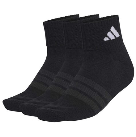 Теннисные носки Adidas Cushioned Sportwear Ankle 3P - black/black/black