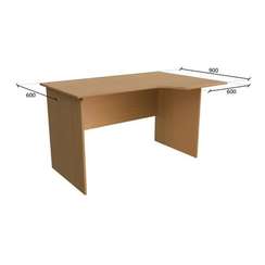 Стол криволинейный СФ257 1300х900х760, бук