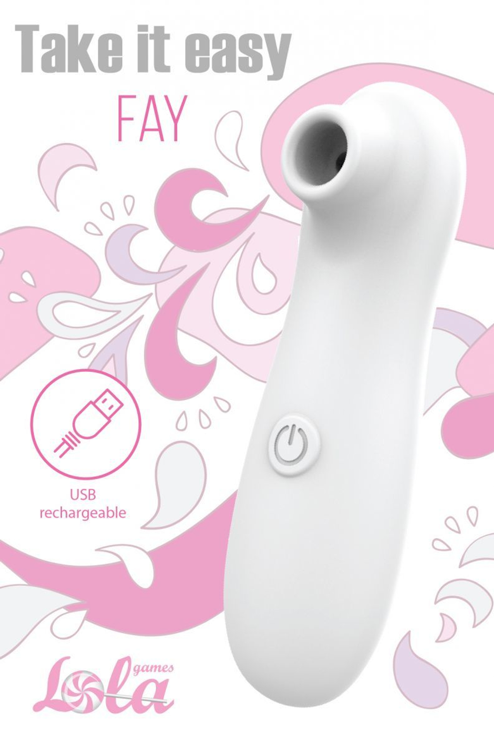 Вакуумно-волновой стимулятор Lola Games Fay, 12,3 см – IPX7