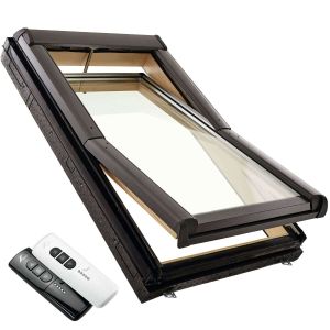 Мансардное окно ROTO Designo R49 (двухкамерный стеклопакет, электропривод)