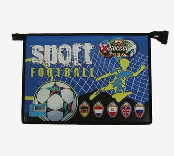 Папка на молнии А4 ПВХ Фубол