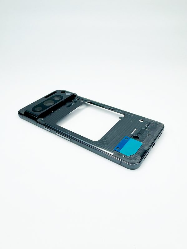 Средняя часть корпуса (рамка) для Google Pixel 8 Pro черная (Obsidian)