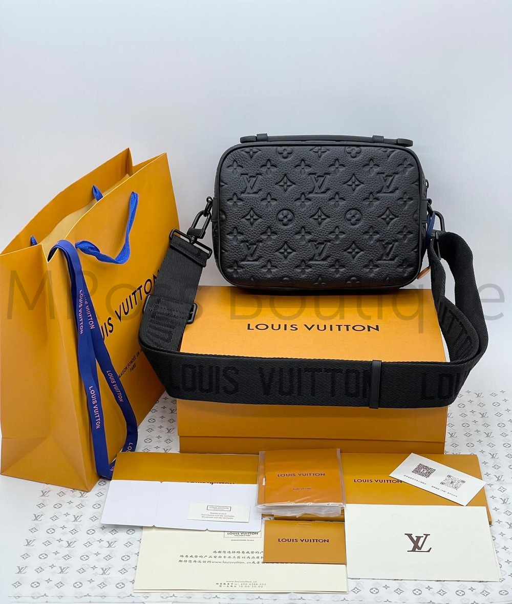 Мужская сумка S-Lock Louis Vuitton из кожи Taurillon премиум класса