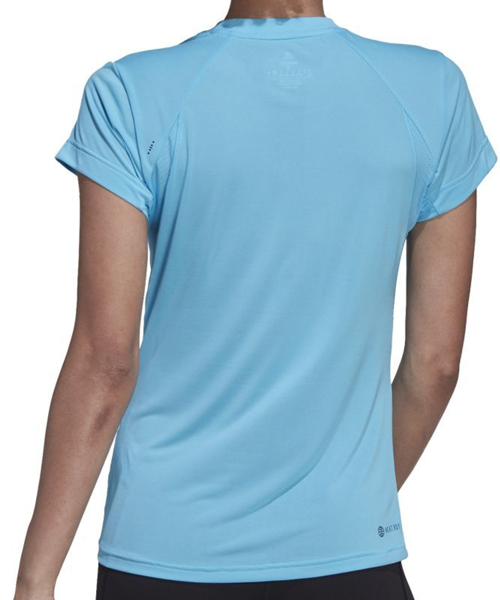 Женская теннисная футболка Adidas Tennis Freelift Tee - Turquoise