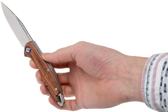 Складной нож MKM "FARA" MKM/MY01 S c клинком из стали Böhler M390 Microclean®, рукоять дерево (Santos)
