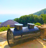 Септик накопительный Канада 5000 л. Горизонтальная (3000x1450x1700см;черный) - арт.556129.1