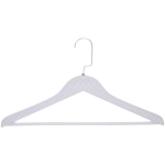 Плечики для одежды 2шт «ФРАТТО», цвет серый, 44*24см (Лейбл Селфи)